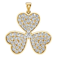 PE-7463 Yellow Gold Pendant SET - Main View