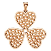 PE-7463 Rose Gold Pendant UNSET - Main View