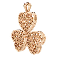PE-7463 Rose Gold Pendant UNSET - ANGLE
