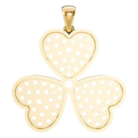 PE-7463 Yellow Gold Pendant UNSET - BACK