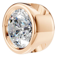 PE-7552 Rose Gold Pendant SET - ANGLE