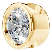PE-7552 Yellow Gold Pendant SET - ANGLE