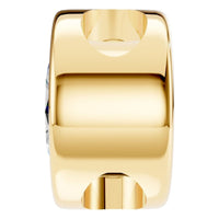 PE-7552 Yellow Gold Pendant SET - Side View