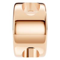 PE-7552 Rose Gold Pendant UNSET - Side View