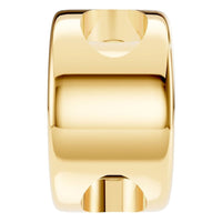 PE-7552 Yellow Gold Pendant UNSET - Side View