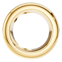 PE-7552 Yellow Gold Pendant UNSET - BACK
