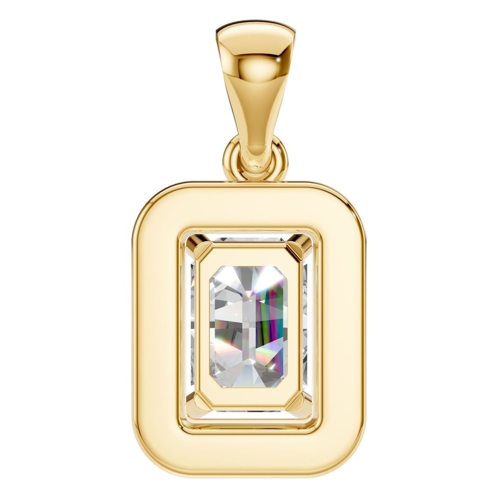 PE-8165 Yellow Gold Pendant SET - BACK