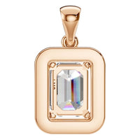 PE-8165 Rose Gold Pendant SET - BACK