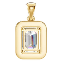 PE-8165 Yellow Gold Pendant SET - BACK