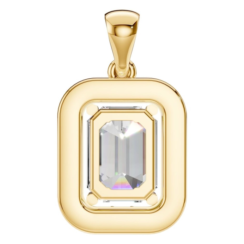 PE-8165 Yellow Gold Pendant SET - BACK