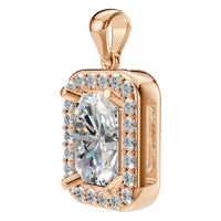 PE-8165 Rose Gold Pendant SET - ANGLE