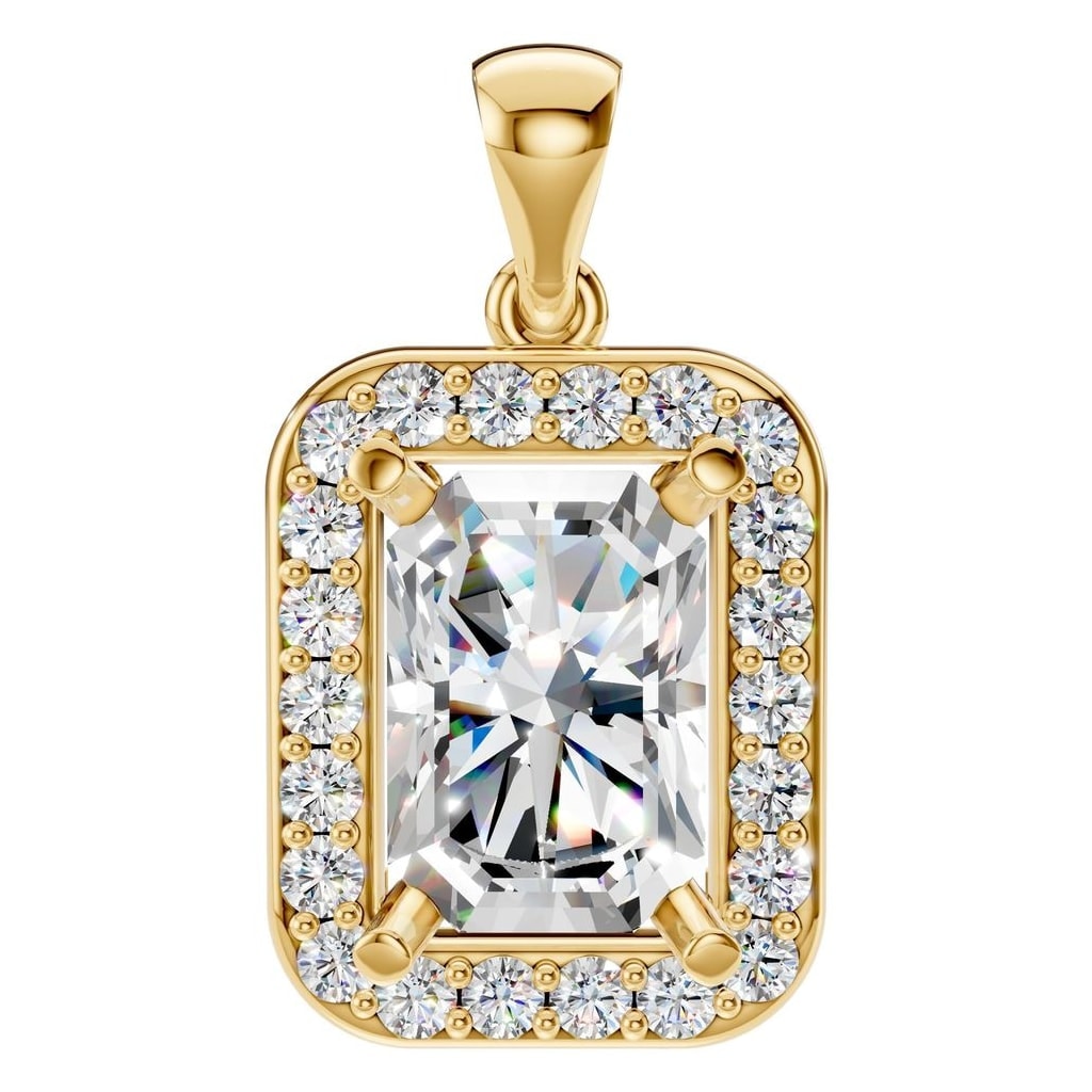 PE-8165 Yellow Gold Pendant SET - Main View