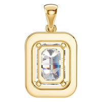 PE-8165 Yellow Gold Pendant SET - BACK