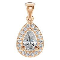 PE-8165 Rose Gold Pendant SET - Main View
