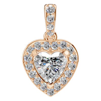 PE-8248 Rose Gold Pendant SET - Main View