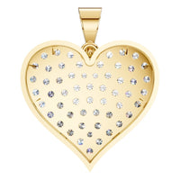PE-8265 Yellow Gold Pendant SET - BACK