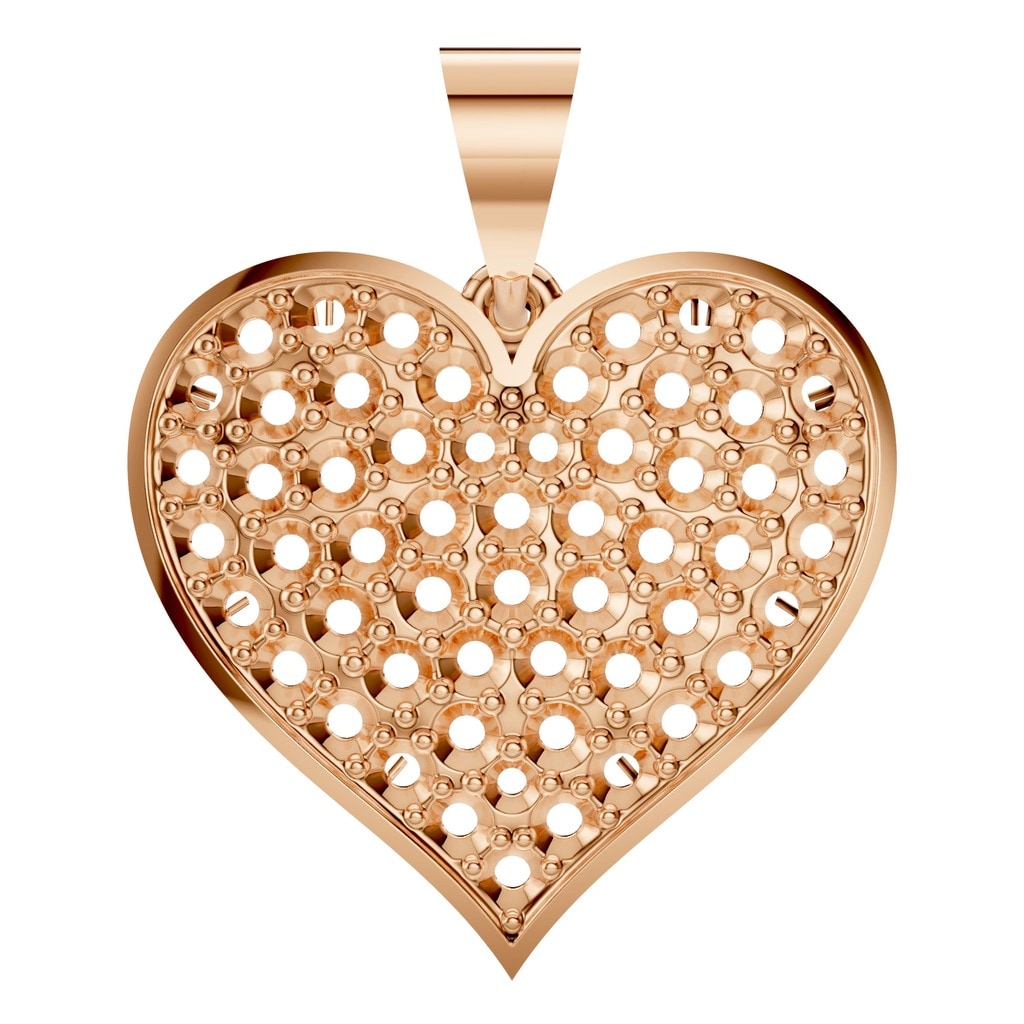 PE-8265 Rose Gold Pendant UNSET - Main View