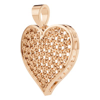 PE-8265 Rose Gold Pendant UNSET - ANGLE