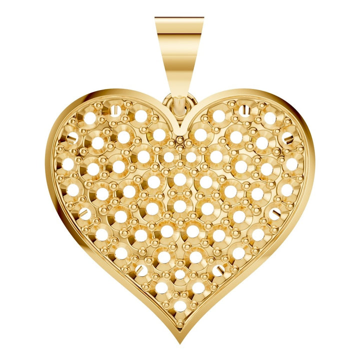 Heart Pendant Mounting - Round 1.50-1.60mm