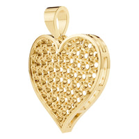 PE-8265 Yellow Gold Pendant UNSET - ANGLE