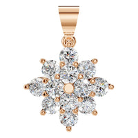 PE-8445 Rose Gold Pendant SET - Main View