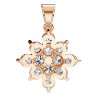PE-8445 Rose Gold Pendant SET - BACK