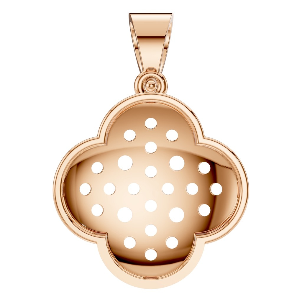 PE-8548 Rose Gold Pendant UNSET - BACK