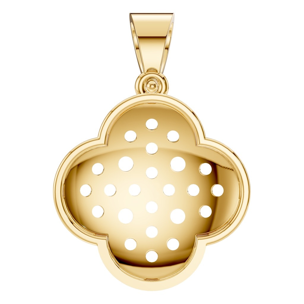 PE-8548 Yellow Gold Pendant UNSET - BACK