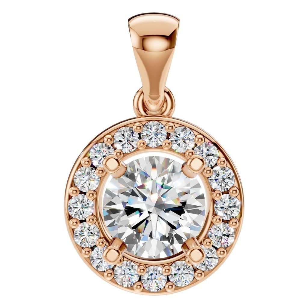 PE-8623 Rose Gold Pendant SET - Main View