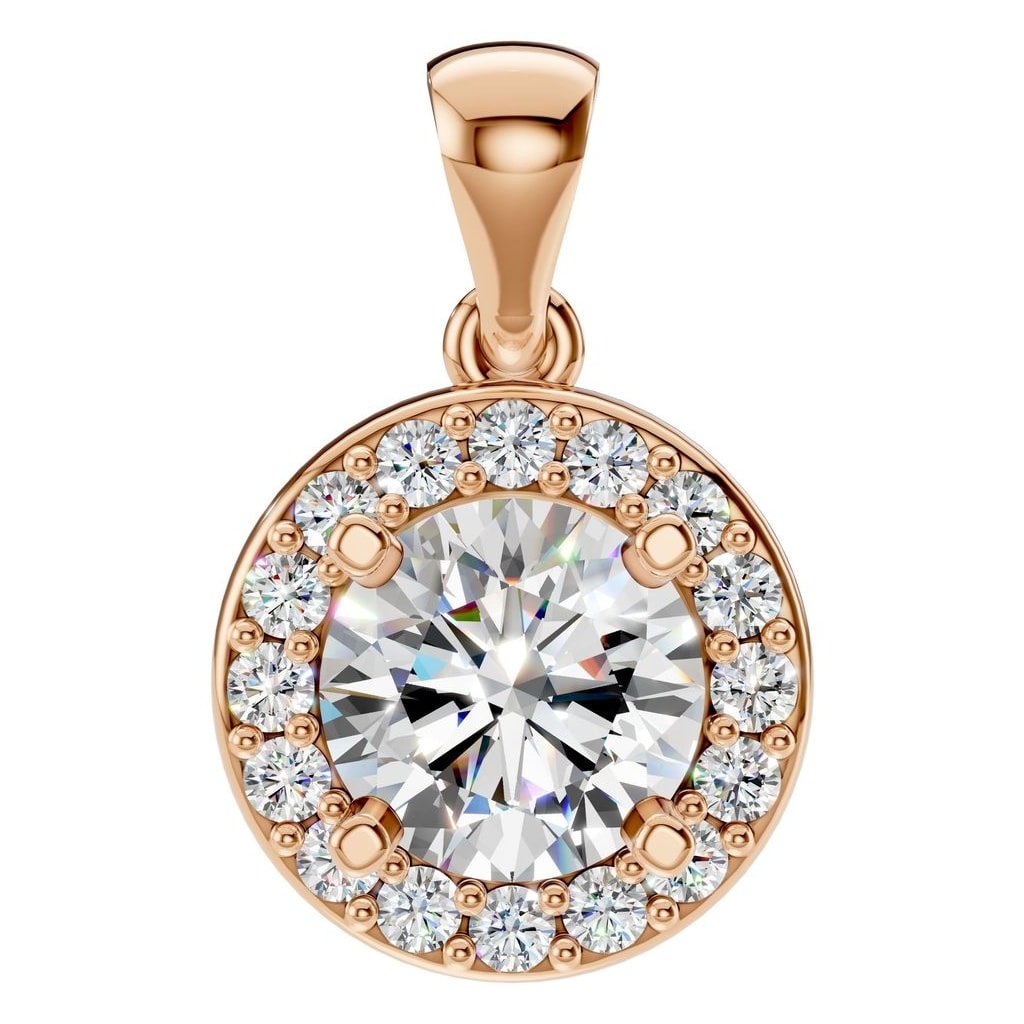 PE-8623 Rose Gold Pendant SET - Main View