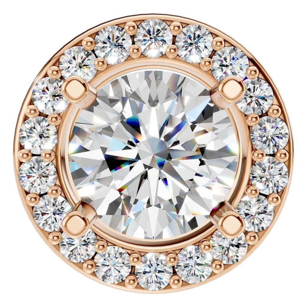 PE-8623 Rose Gold Pendant SET - Main View