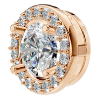 PE-8623 Rose Gold Pendant SET - ANGLE