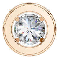 PE-8623 Rose Gold Pendant SET - BACK