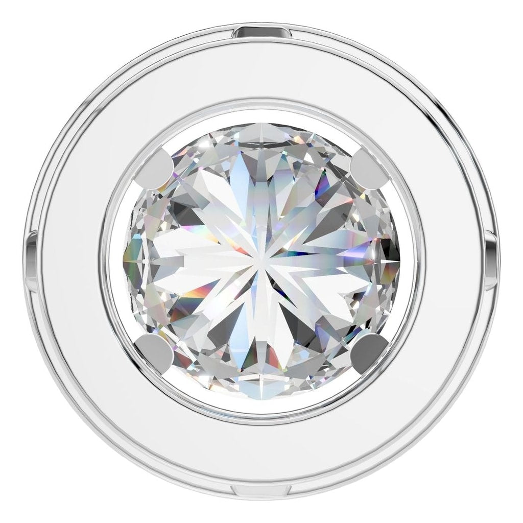 PE-8623 White Gold Pendant SET - BACK