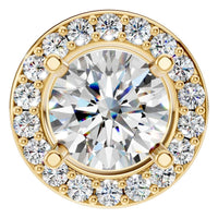 PE-8623 Yellow Gold Pendant SET - Main View