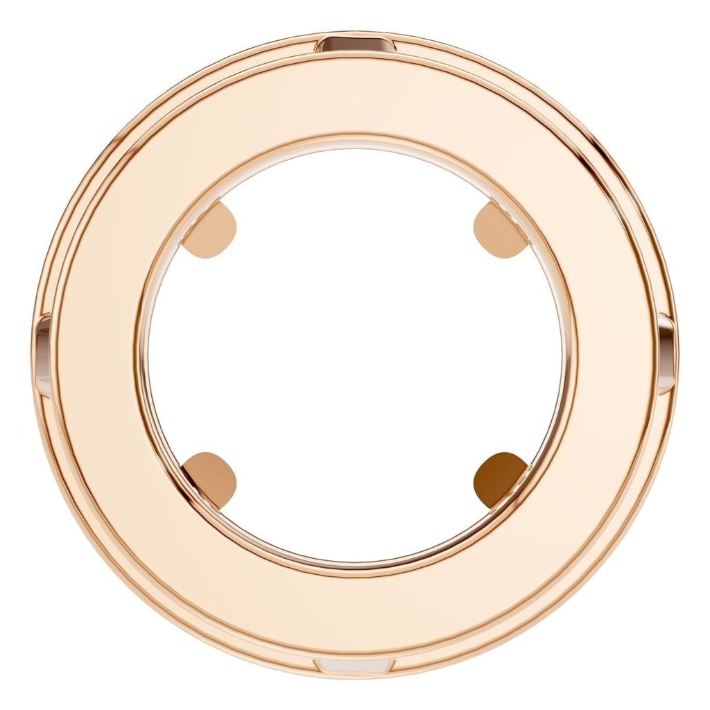 PE-8623 Rose Gold Pendant UNSET - BACK