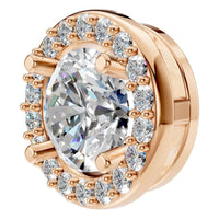 PE-8623 Rose Gold Pendant SET - ANGLE