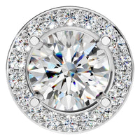 PE-8623 White Gold Pendant SET - Main View