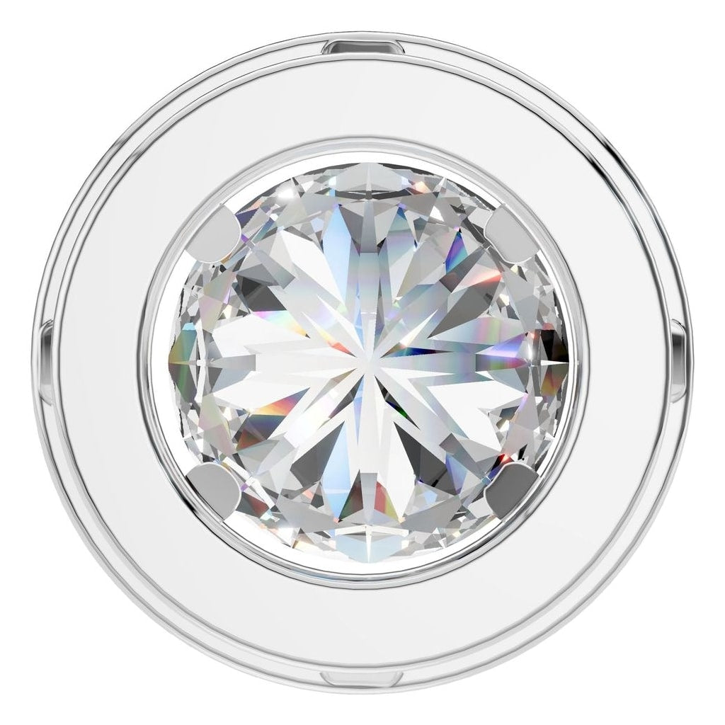 PE-8623 White Gold Pendant SET - BACK