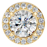 PE-8623 Yellow Gold Pendant SET - Main View