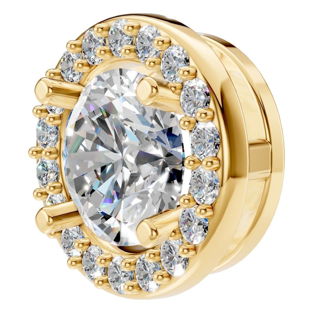 PE-8623 Yellow Gold Pendant SET - ANGLE