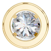 PE-8623 Yellow Gold Pendant SET - BACK