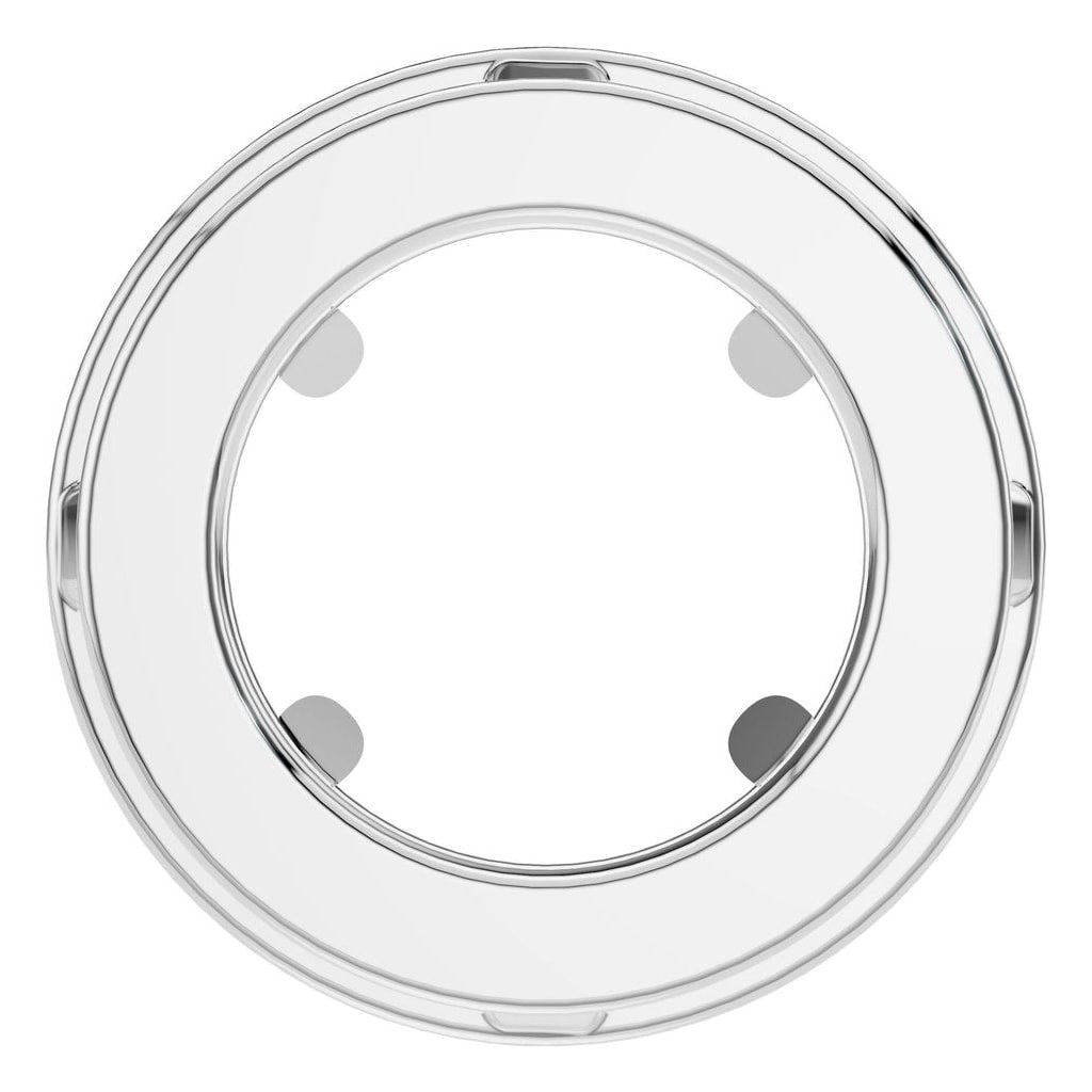 PE-8623 White Gold Pendant UNSET - BACK