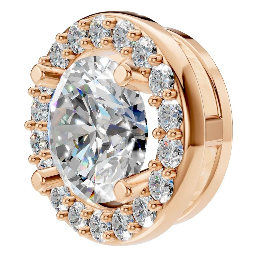 PE-8623 Rose Gold Pendant SET - ANGLE