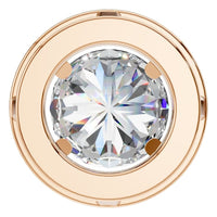 PE-8623 Rose Gold Pendant SET - BACK