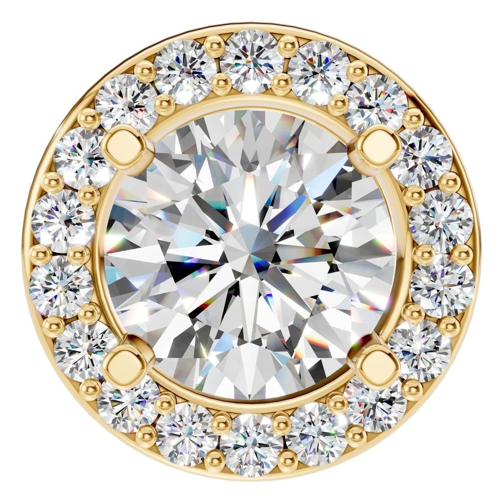 PE-8623 Yellow Gold Pendant SET - Main View