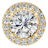 PE-8623 Yellow Gold Pendant SET - Main View