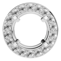 PE-8623 White Gold Pendant UNSET - Main View