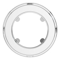 PE-8623 White Gold Pendant UNSET - BACK