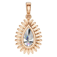 PE-8683 Rose Gold Pendant SET - BACK